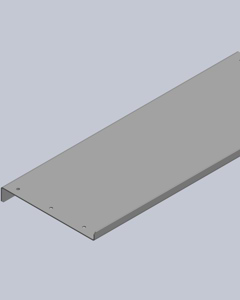 Ladder rung f/ ladder catwalk 750x295mm - Prod Int